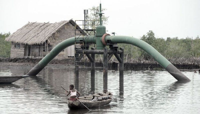 Головные сооружения подводного трубопровода (Нигерия)