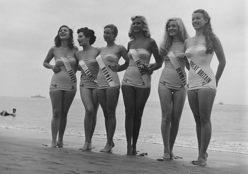 Первый конкурс "Мисс Вселенная". 1952 год.