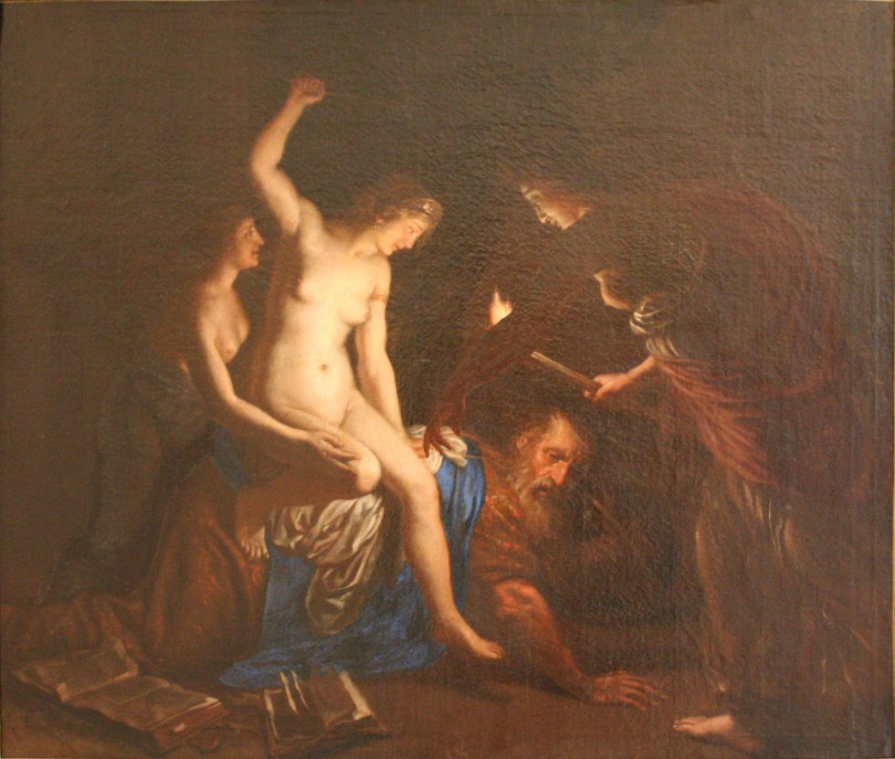 Аристотель и Кампаспа. 1713 год. Алессандро Турки (приписывается)