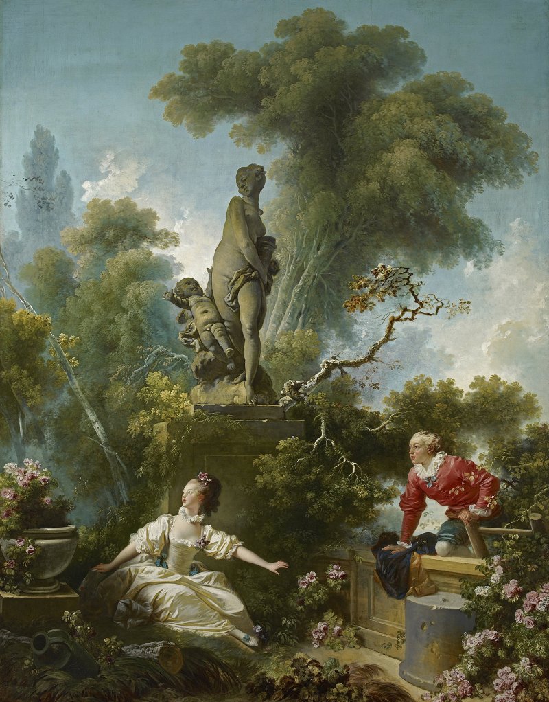 Жан-Оноре Фрагонар, Встреча (из серии «Любовные приключения») (1771–1772)