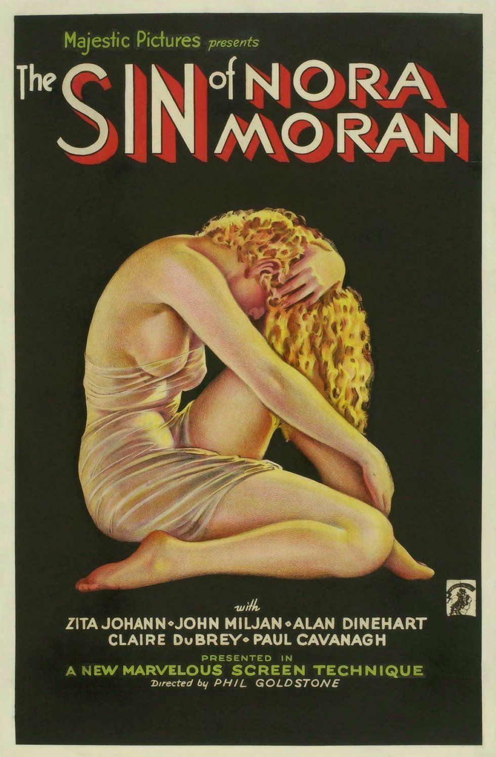 Афиша фильма «Грех Норы Моран», 1933 год. Художник Альберто Варгас