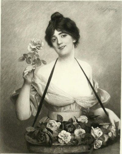 José Frappa, La Marchande de Roses, 1897