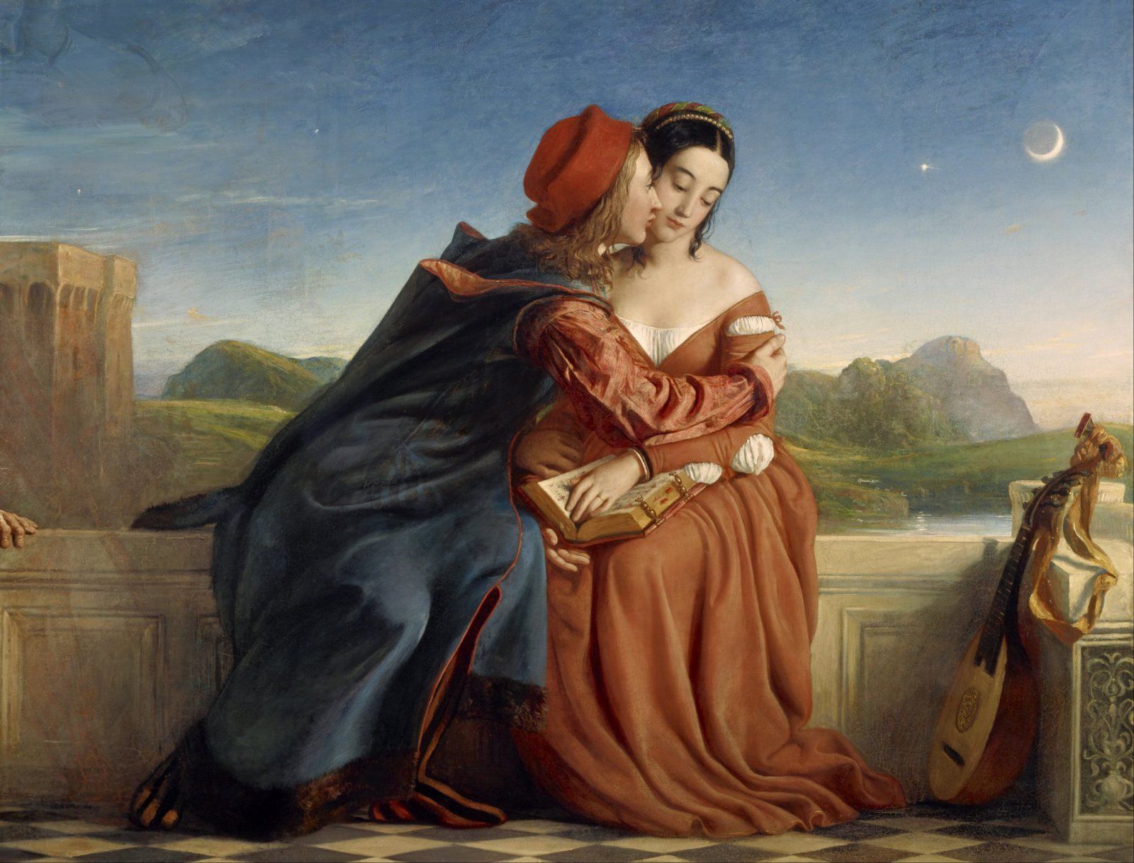 Уильям Дайс. Франческа и Паоло, 1837