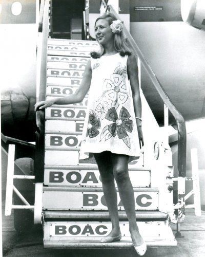 BOAC "PAPER DRESS" 1967