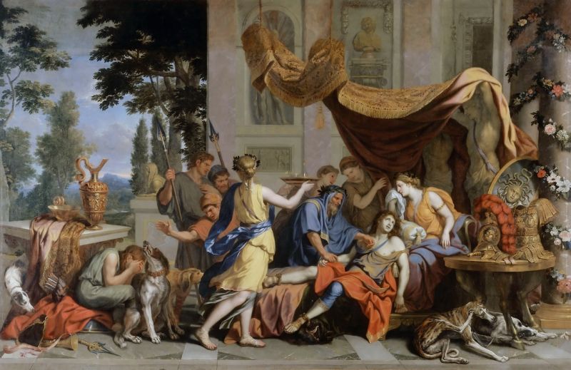 Смерть Мелеагра, ок. 1658, Шарль Лебрен (1619 - 1690)